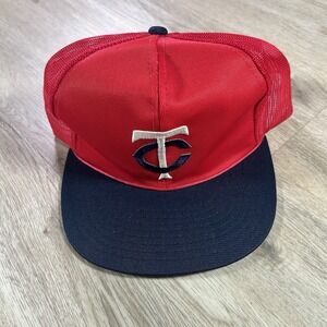 VTG Sports Specialties Minnesota Twins Snapback Hat MLB Baseball Trucker Red Cap